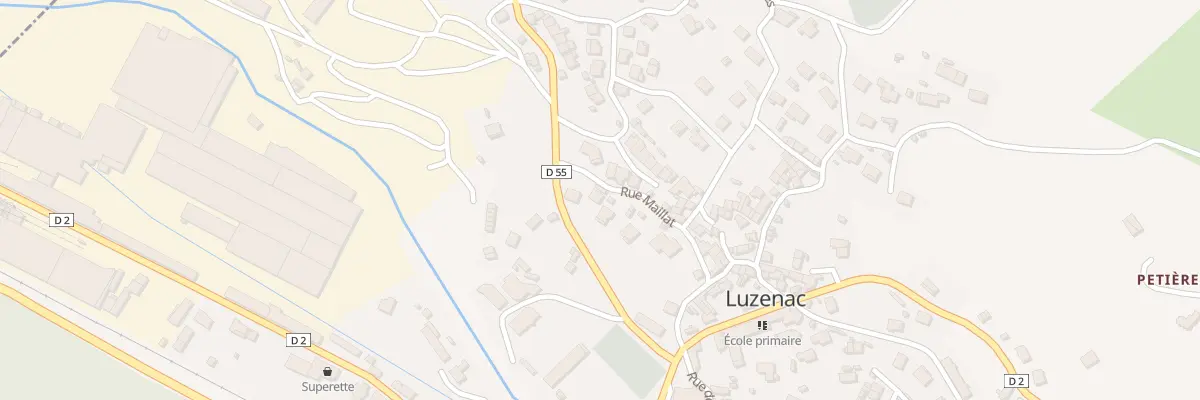 Plan du 6 Rte du Stade à Luzenac
