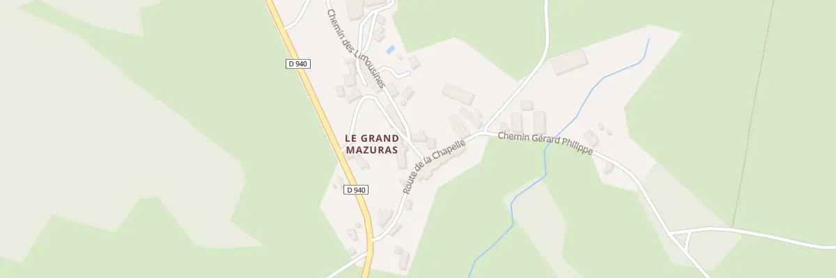 Plan du 2 Rte de la Place à Faux-Mazuras