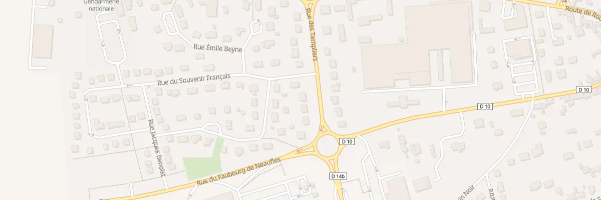 Plan du 16 Rue des Templiers à Gisors