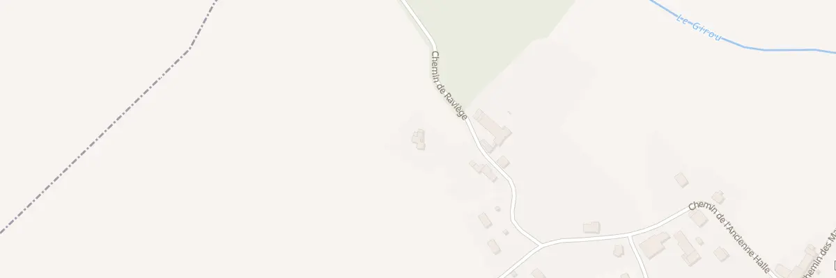 Plan du 645 Che de Raviege à Vendine