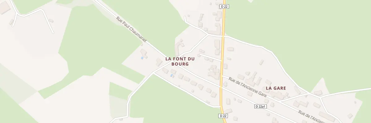 Plan du 4 Rue Paul Chaumanet à Bussière-Dunoise