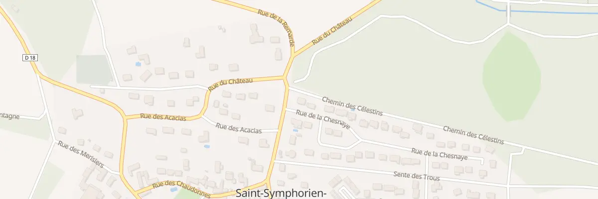 Plan du 1 Rue de la Chesnaye à Auneau-Bleury-Saint-Symphorien