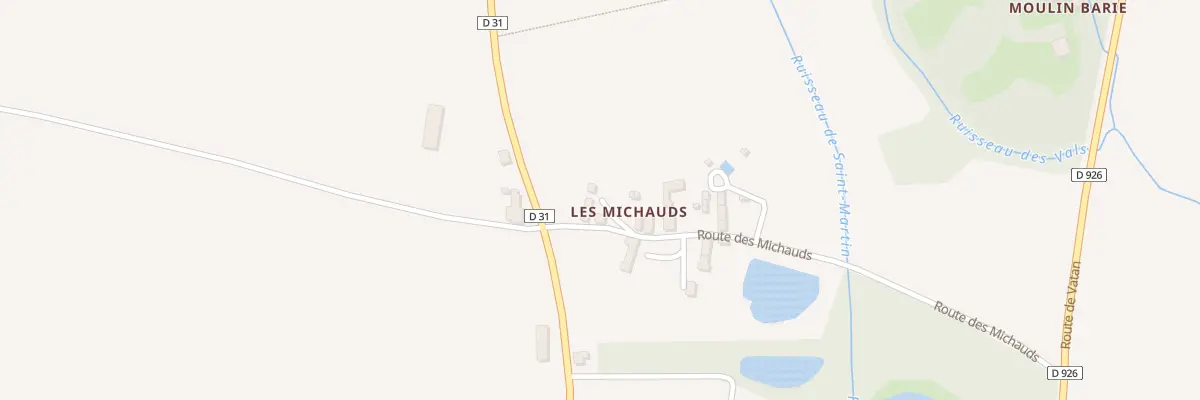 Plan du 5163 Les Michauds à Liniez