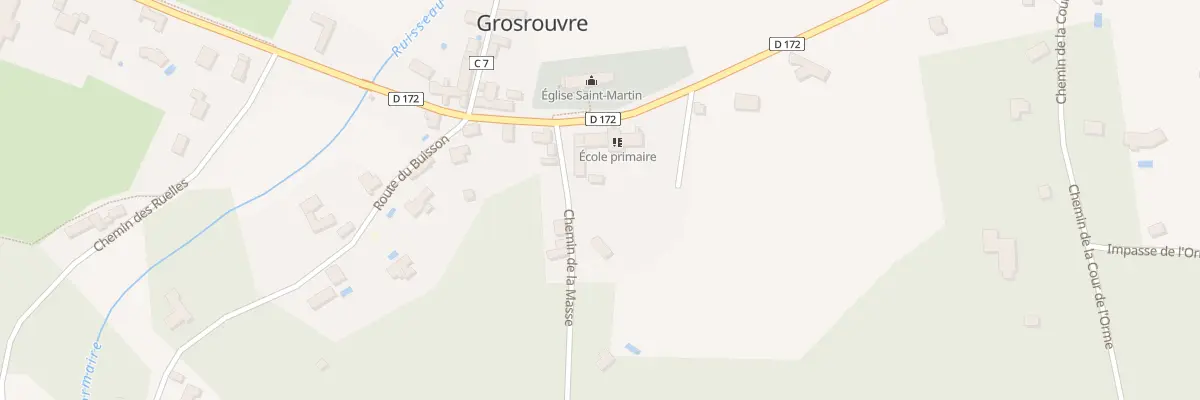 Plan du 3 Che de la Masse à Grosrouvre