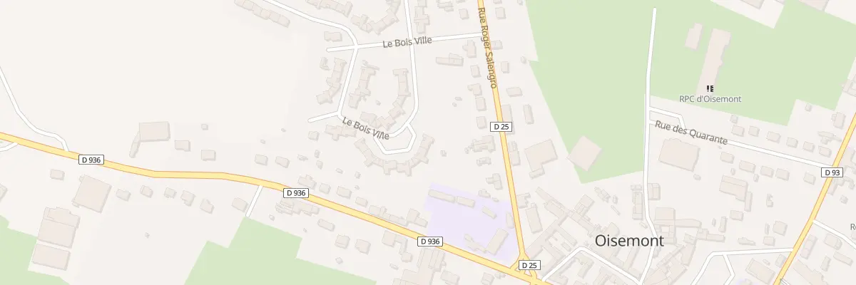 Plan du 26 Le Bois Ville à Oisemont
