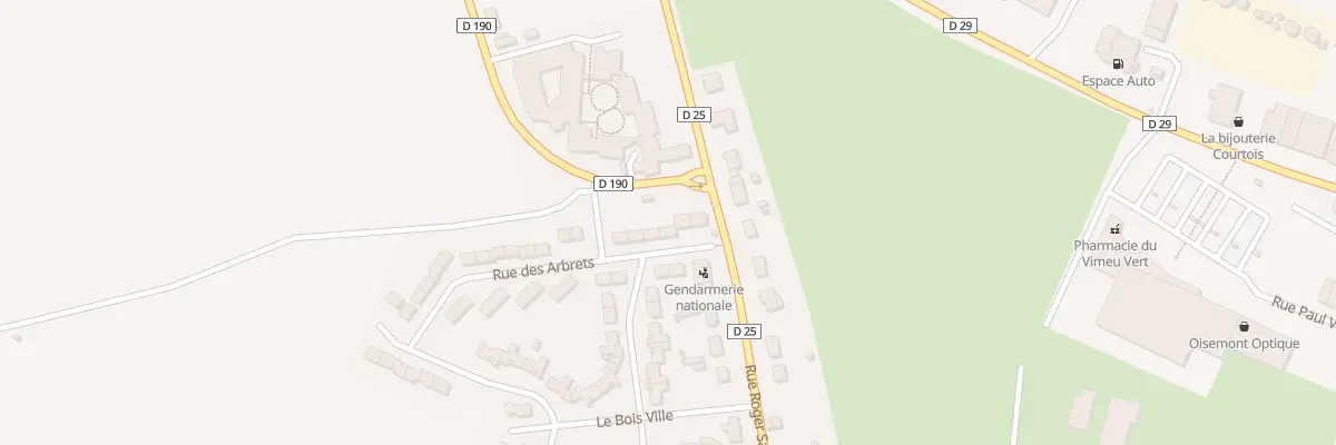Plan du 6 Les Arbrets à Oisemont