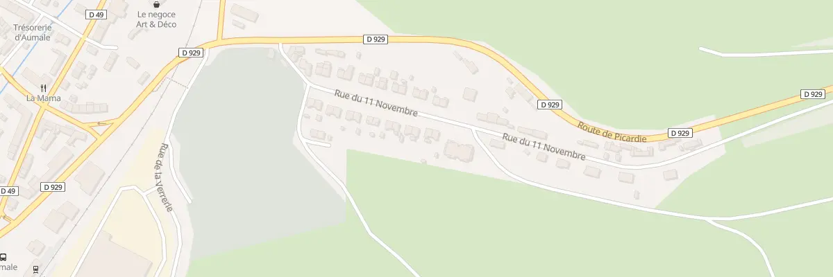 Plan du 24 Rue du Onze Novembre à Aumale