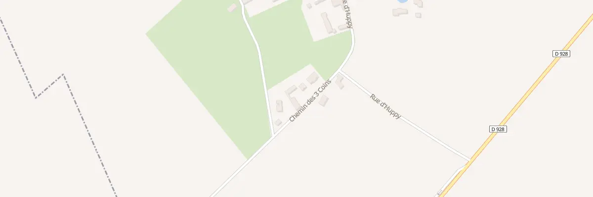 Plan du 6 Chem des 3 Coins à Béhen