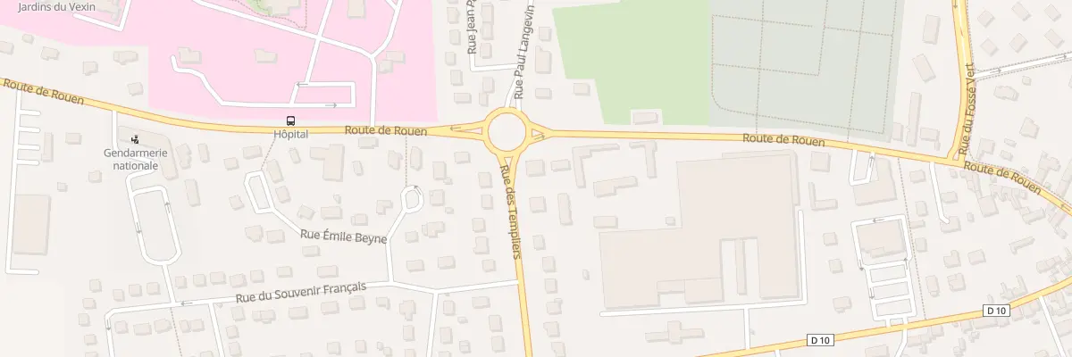 Plan du 1 Rue des Templiers à Gisors