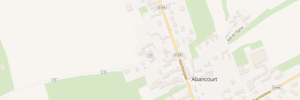Plan du 6 Rue du Prieure à Abancourt