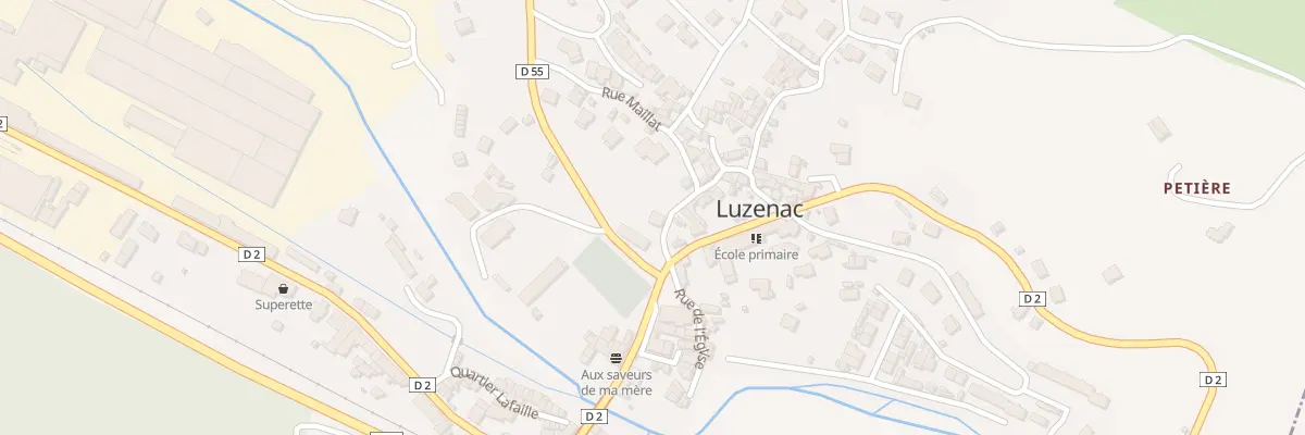 Plan du 1 Engirau à Luzenac