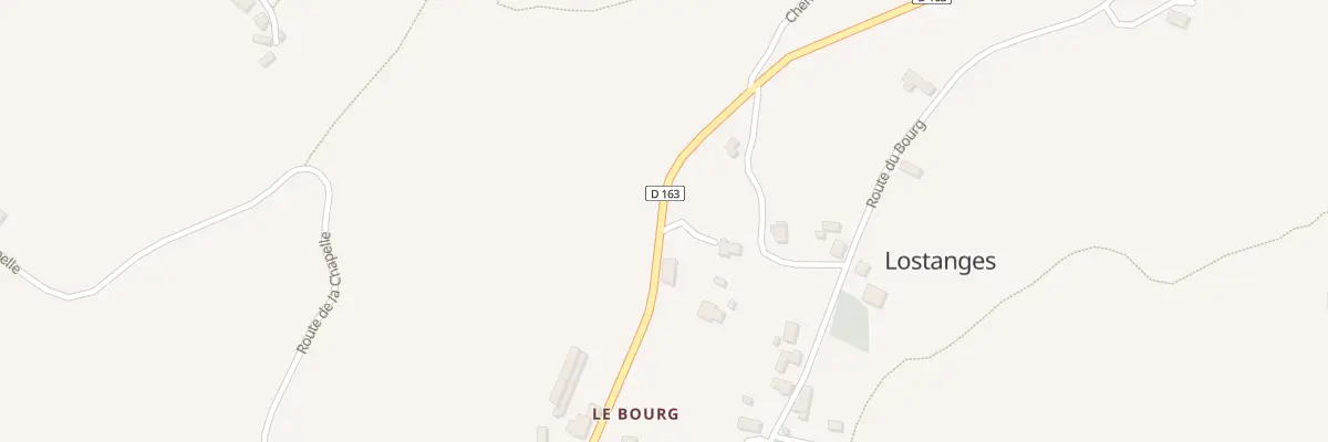 Plan du 5121 Au Bourg à Lostanges