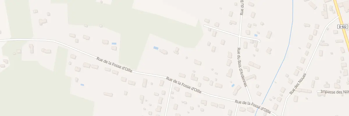 Plan du 17 Rue de la Fosse d’Oille à Villefranche-sur-Cher