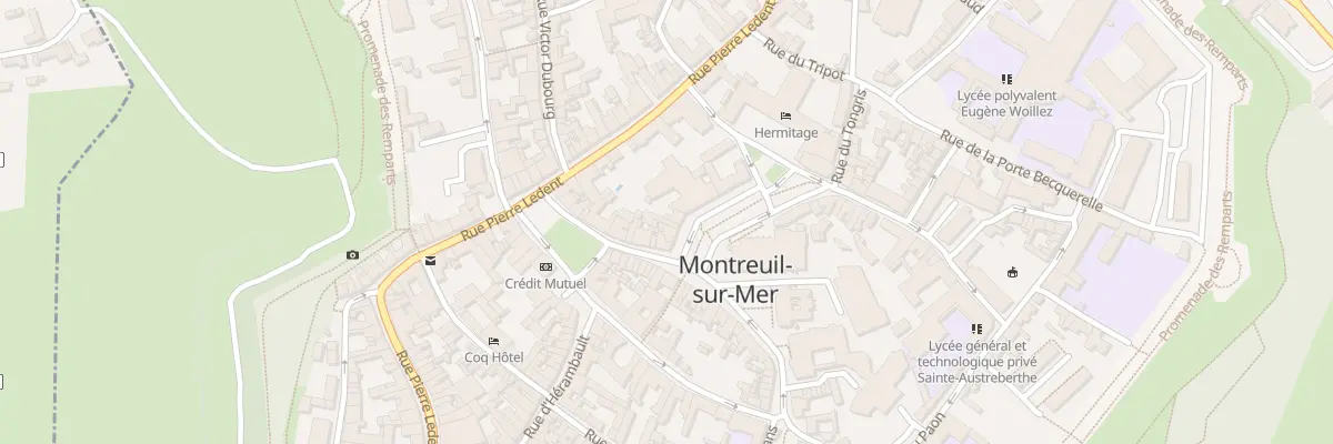 Plan du 9 Rue du Change à Montreuil-sur-Mer