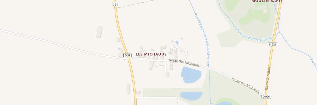 Plan du 5162 Les Michauds à Liniez