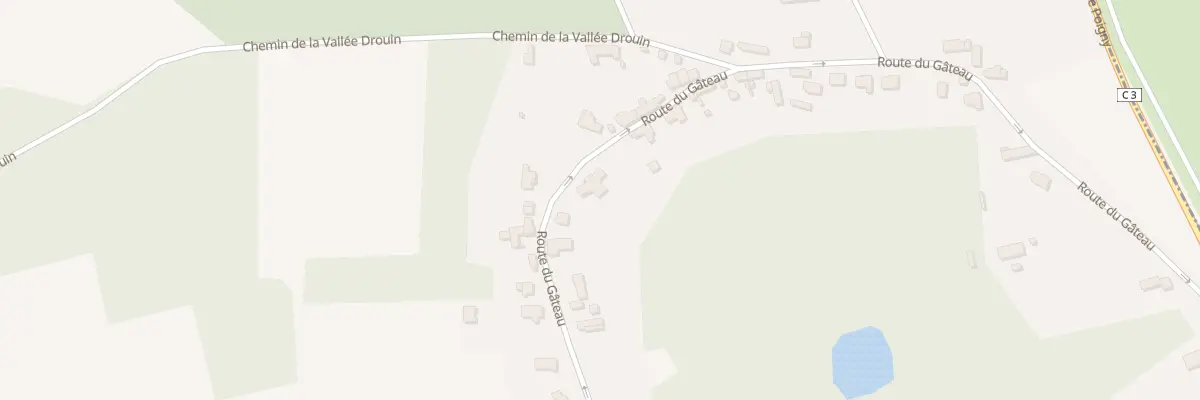 Plan du 15B Rte du Gâteau à Gazeran