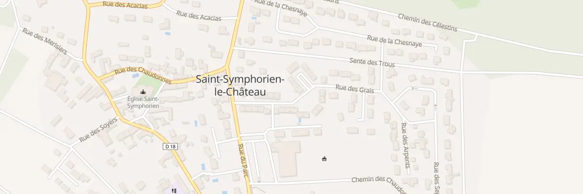 Plan du 15 Rue des Grais à Auneau-Bleury-Saint-Symphorien