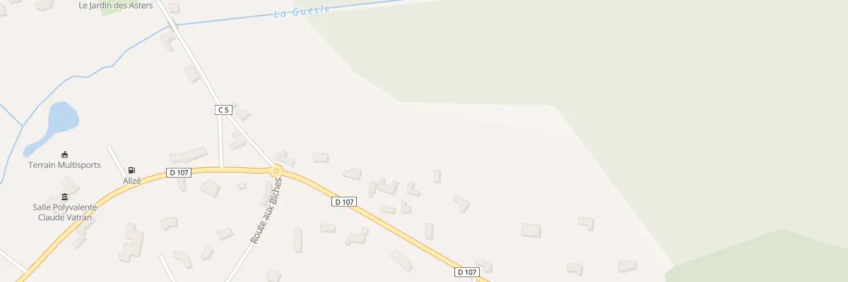 Plan du 25 Rte de Rambouillet à Poigny-la-Forêt