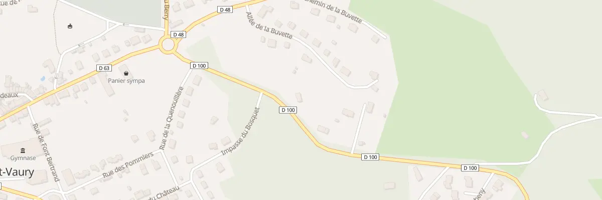 Plan du 9 Rte de Guéret à Saint-Vaury