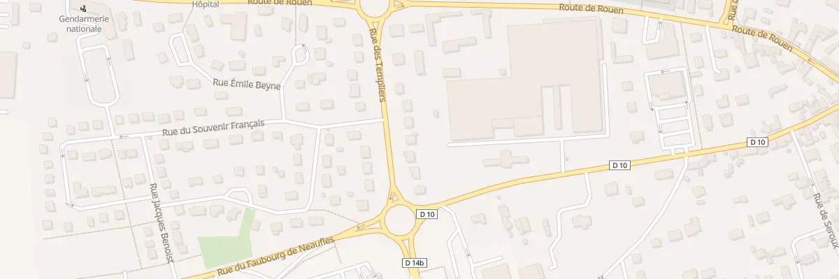 Plan du 11 Rue des Templiers à Gisors