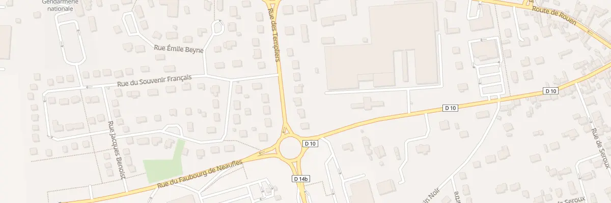 Plan du 13 Rue des Templiers à Gisors