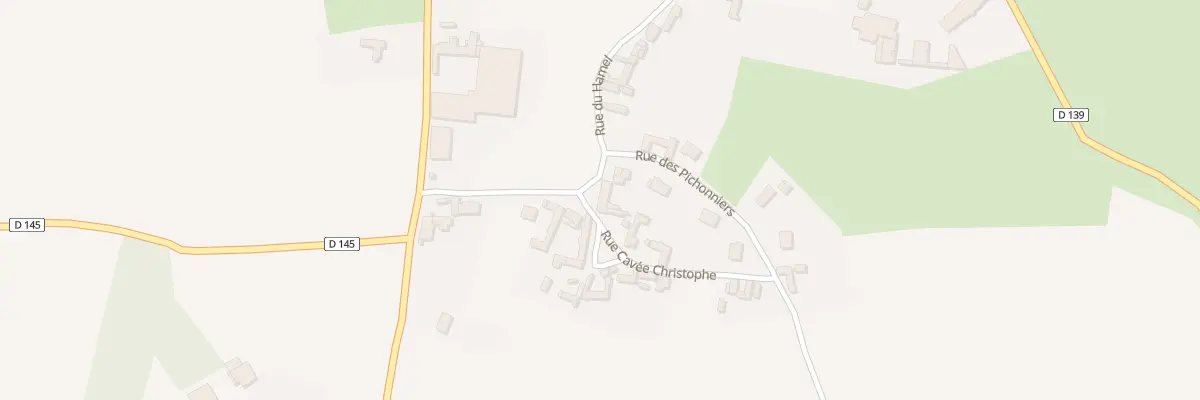 Plan du 13 Rue Cavee Christophe à Écuires