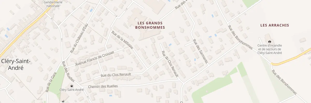 Plan du 13 Rue du Clos Renault à Cléry-Saint-André
