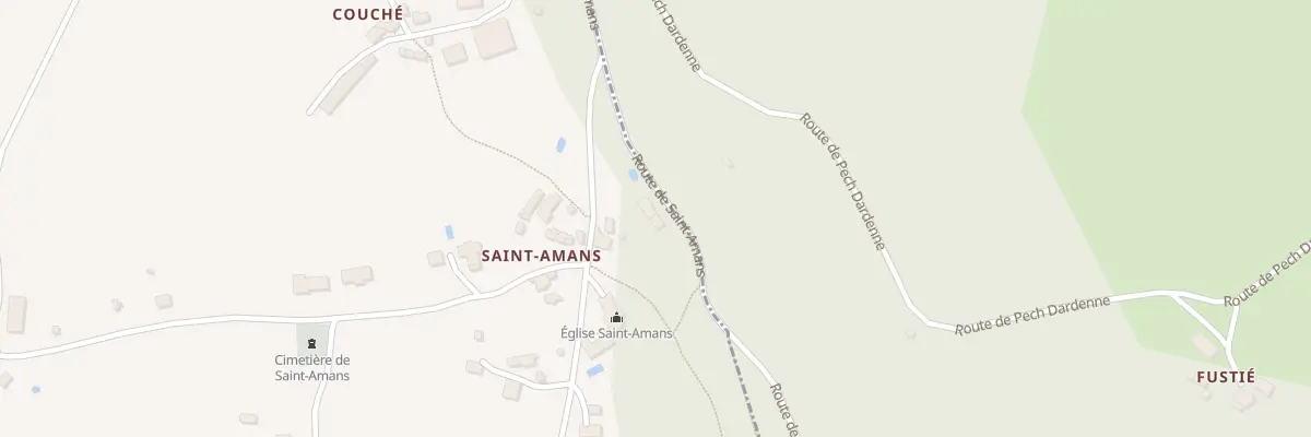 Plan du 5091 Saint Amans à Espinas