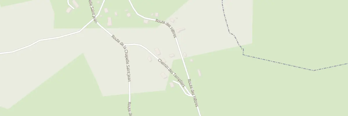 Plan du 409 Rte des Hêtres à Beynat