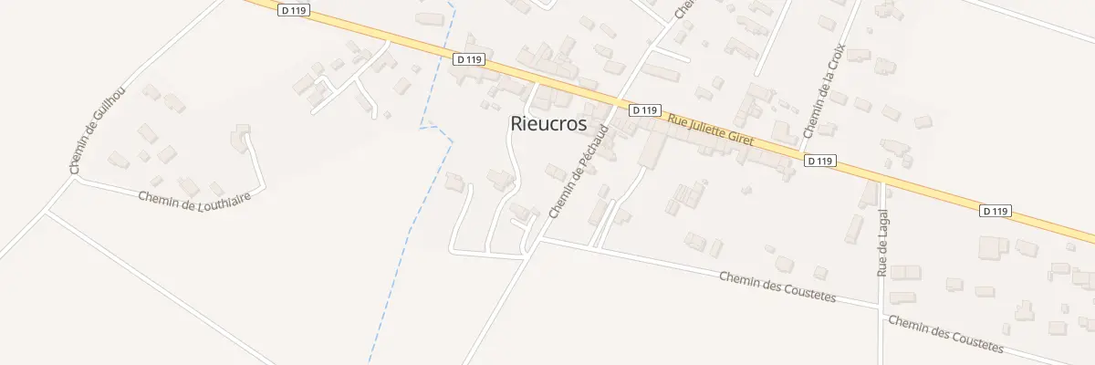 Plan du 3 Che de Péchaud à Rieucros