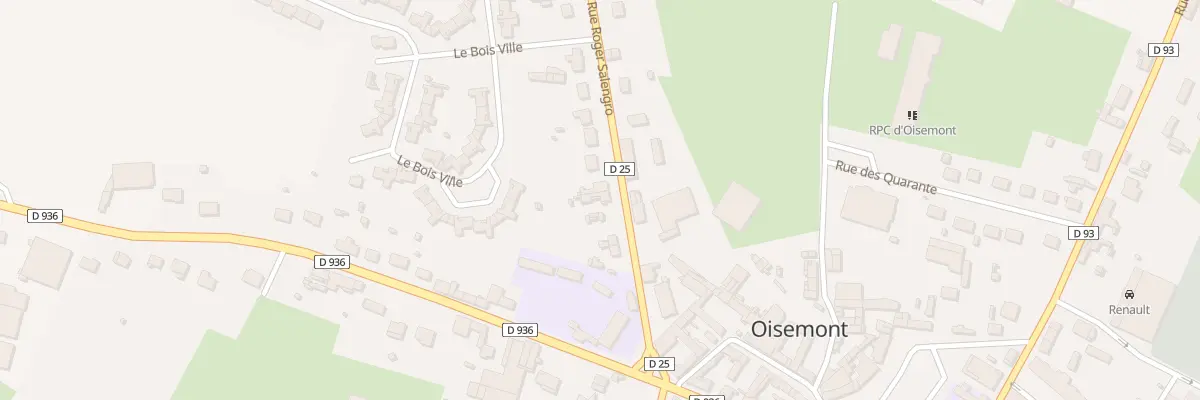 Plan du 7 Rue Roger Salengro à Oisemont
