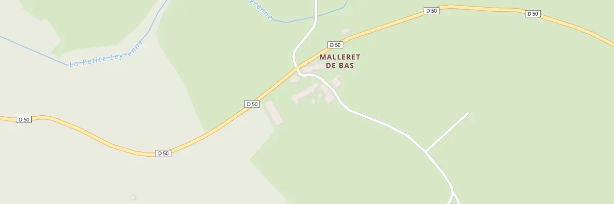 Plan du 2 Malleret du Bas à Janaillat