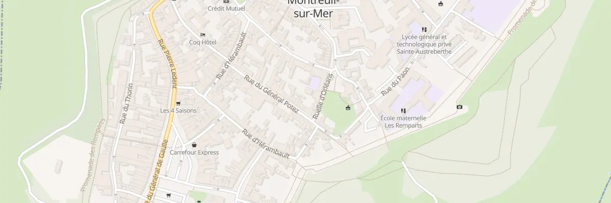 Plan du 19 Rue du Général Potez à Montreuil-sur-Mer