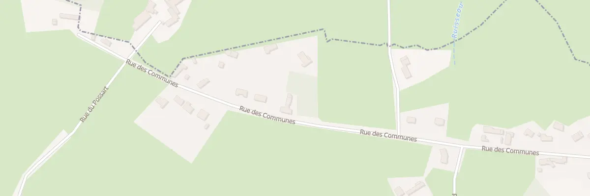 Plan du 33 Che des Communes à Crémarest