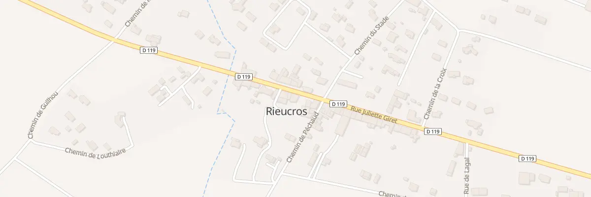 Plan du 21 Rue Juliette Giret à Rieucros