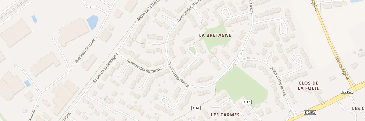 Plan du 3 Rue des Pensées à Saint-Ay