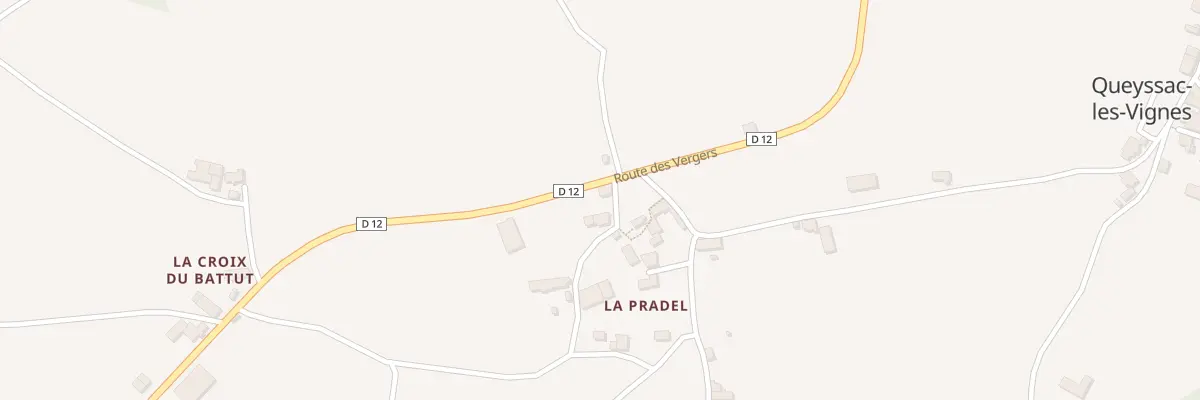 Plan du 5037 Queyssac Bas à Queyssac-les-Vignes
