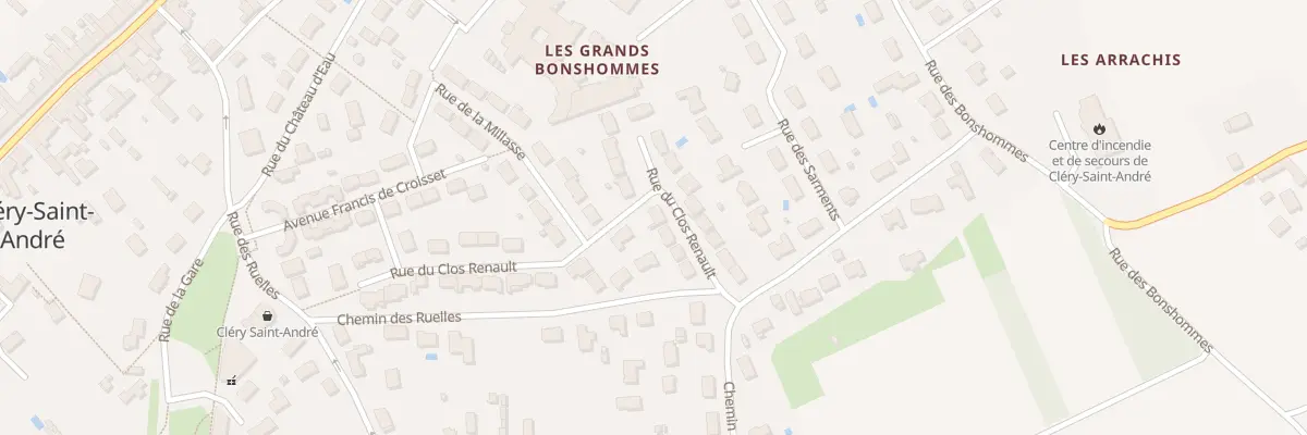 Plan du 34 Rue du Clos Renault à Cléry-Saint-André