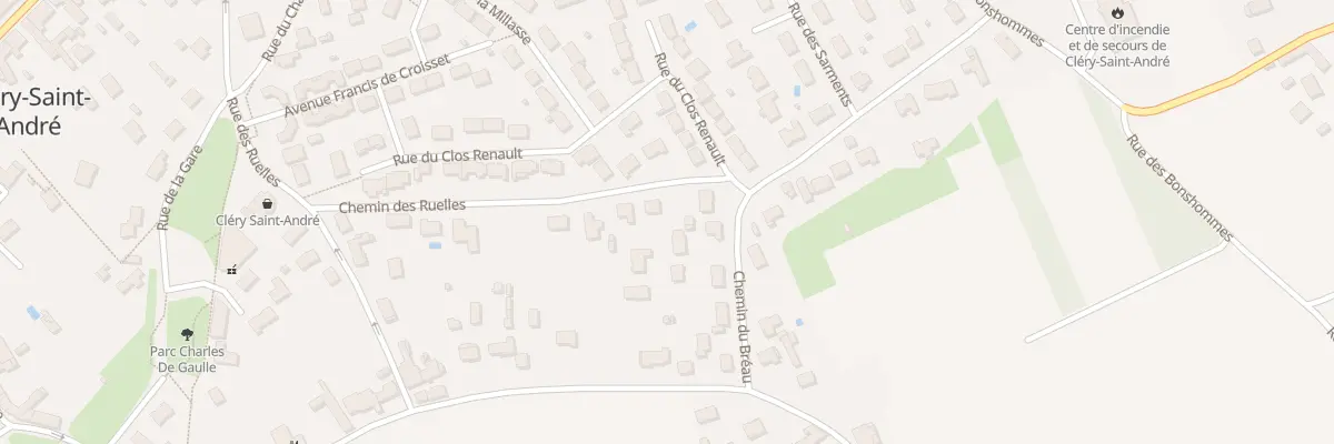 Plan du 250 Rue des Ruelles à Cléry-Saint-André