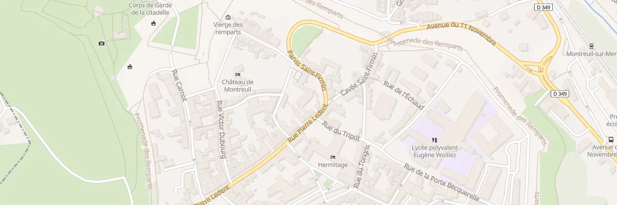 Plan du 119 Rue Pierre Ledent à Montreuil-sur-Mer