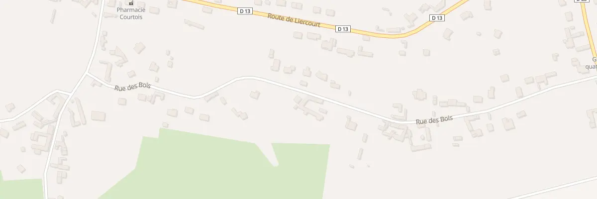 Plan du 24 Rue des Bois à Huppy