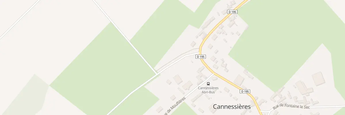 Plan du 1T Rue d’Oisemont à Cannessières