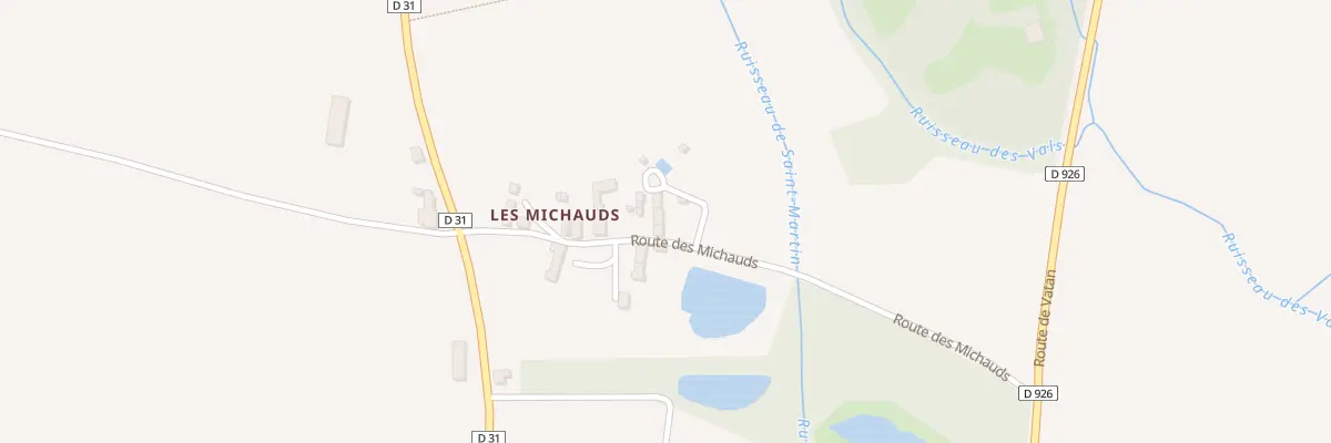 Plan du 5159 Les Michauds à Liniez