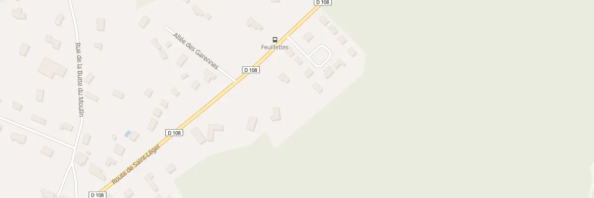 Plan du 44 Rte de Saint-léger à Poigny-la-Forêt