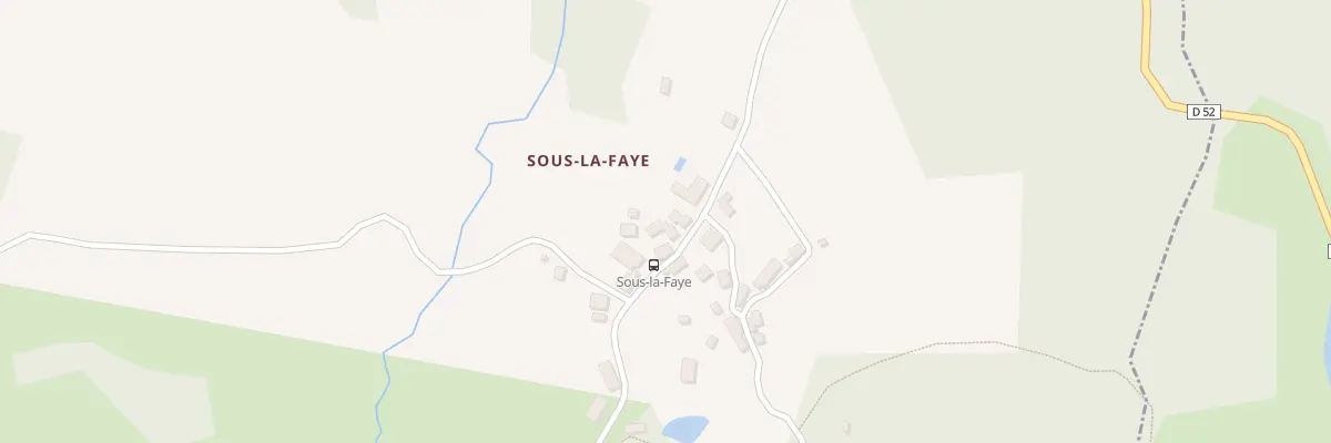 Plan du 12 Sous la Faye à Saint-Silvain-Montaigut