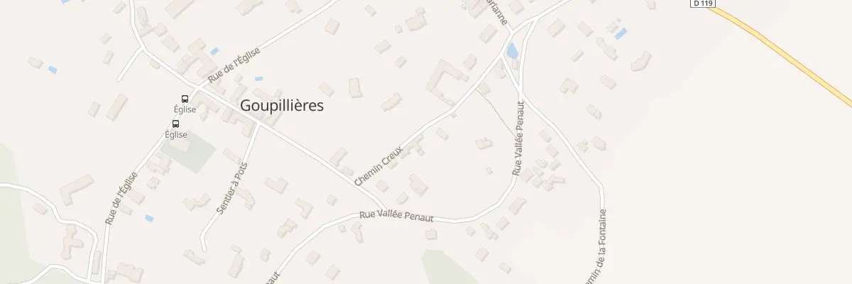Plan du 5 Che Creux à Goupillières