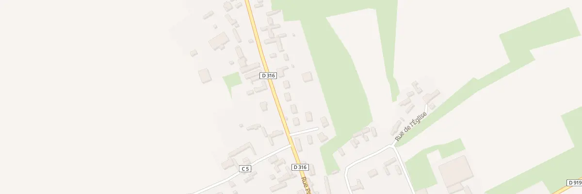 Plan du 34 Rue Principale à Abancourt
