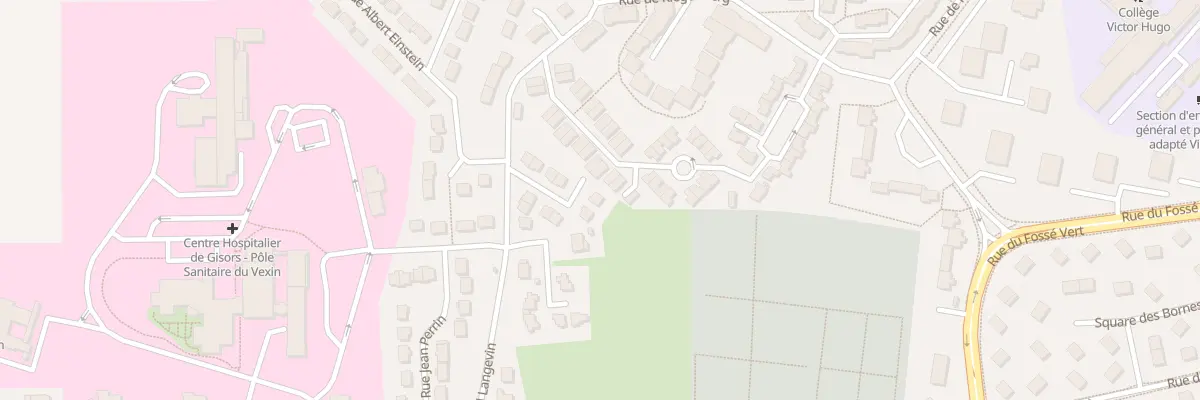 Plan du 8 Rue Victor Schoelcher à Gisors