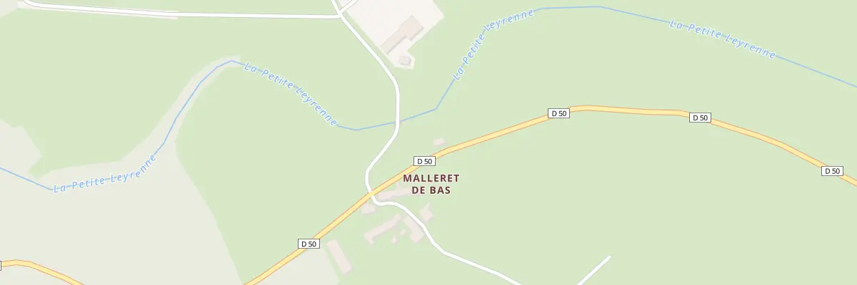 Plan du 1 Malleret du Bas à Janaillat