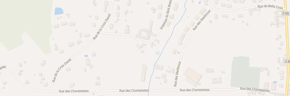 Plan du 22 Imp du Bois Breton à Villefranche-sur-Cher